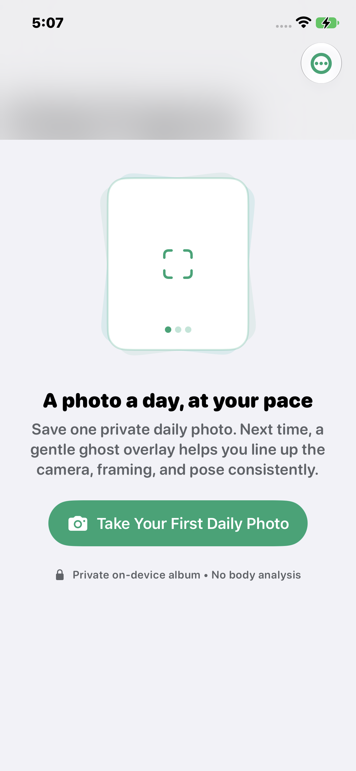 Actual TestFlight progress journal on iPhone